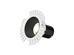 DM201776  Basy 9 Tridonic Powered 9W 2700K 770lm 36° CRI>90 LED Engine, 250mA Black Fixed Recessed Spotlight, IP20
